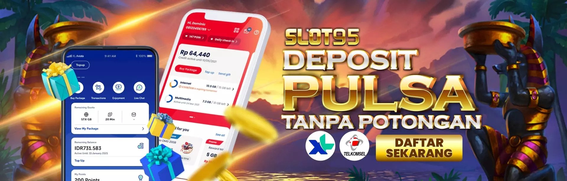 Pulsa Tanpa Potongan SLOT95